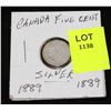 Image 1 : CANADA SILVER SMALL NICKEL-1889