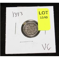CANADA SILVER SMALL NICKEL-1893