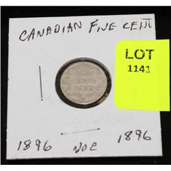 CANADA SILVER SMALL NICKEL-1896
