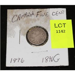CANADA SILVER SMALL NICKEL-1896