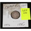 Image 1 : CANADA SILVER SMALL NICKEL-1896