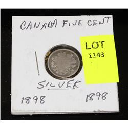 CANADA SILVER SMALL NICKEL-1898