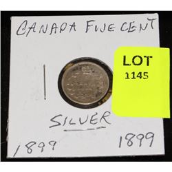 CANADA SILVER SMALL NICKEL-1899
