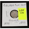 Image 1 : CANADA SILVER SMALL NICKEL-1899