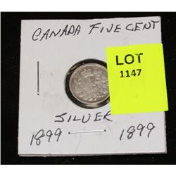 CANADA SILVER SMALL NICKEL-1899