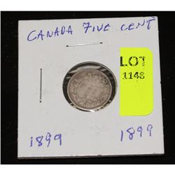 CANADA SILVER SMALL NICKEL-1899