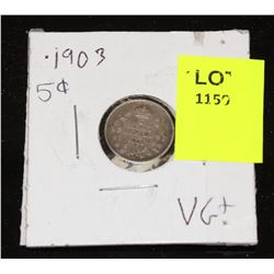 CANADA SILVER SMALL NICKEL-1903