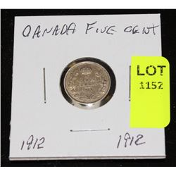 CANADA SILVER SMALL NICKEL-1912