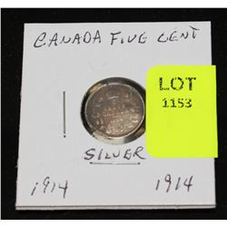 CANADA SILVER SMALL NICKEL-1914