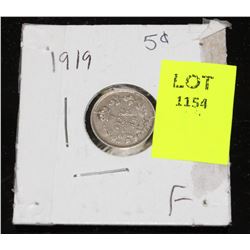 CANADA SILVER SMALL NICKEL-1919