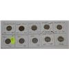 Image 1 : 10 CANADA NICKELS-1927,29,34,39,40,42,43,45X2,&46