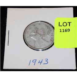 CANADA SILVER QUARTER-1943