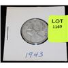 Image 1 : CANADA SILVER QUARTER-1943