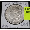 Image 1 : US SILVER MORGAN DOLLAR-1889