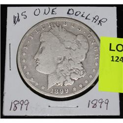US SILVER MORGAN DOLLAR-1899