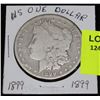 Image 1 : US SILVER MORGAN DOLLAR-1899