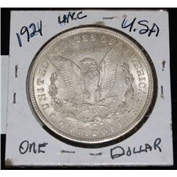 US SILVER MORGAN DOLLAR-1921 UNCIRCULATED