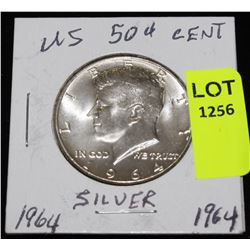 US SILVER HALF DOLLAR-1964