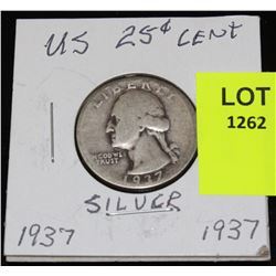 US SILVER QUARTER-1942