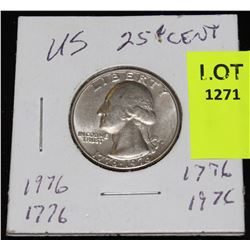 US QUARTER BICENTENNIAL 1776-1976