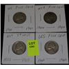 Image 1 : 4 US NICKELS-1939,40,41, &44