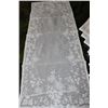 Image 2 : SET OF IRISH CUT LINEN- RUNNER 41" X 16 1/2",