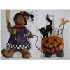 Image 1 : WITCH AND A SPIDER, PUMPKIN & CAT  HALLOWEEN