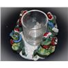 Image 2 : CHRISTMAS CANDLE HOLDER-FROGS