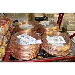 20 SPOOLS OF COPPER REFRIGERATION TUBING