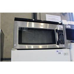 WHIRLPOOL STAINLESS STEEL FRONT BUILT IN MICROWAVE