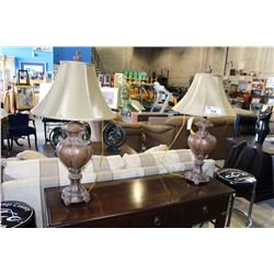 PAIR OF TABLE LAMPS