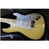 Image 2 : LEVI ELECTRIC GUITAR CREME STRATACASTER COPY  INCLUDES HARDSHELL CASE