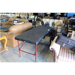 FOLDING MASSAGE TABLE WITH CARRYING BAG