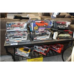 GROUP OF 12 DIECAST METAL COLLECTORS CARS