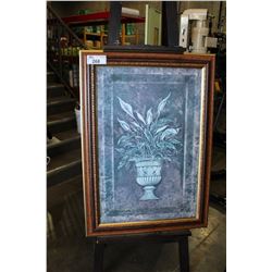 FRAMED FLORAL PRINT