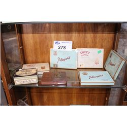 COLLECTION OF VINTAGE TIN CIGARETTE CASES