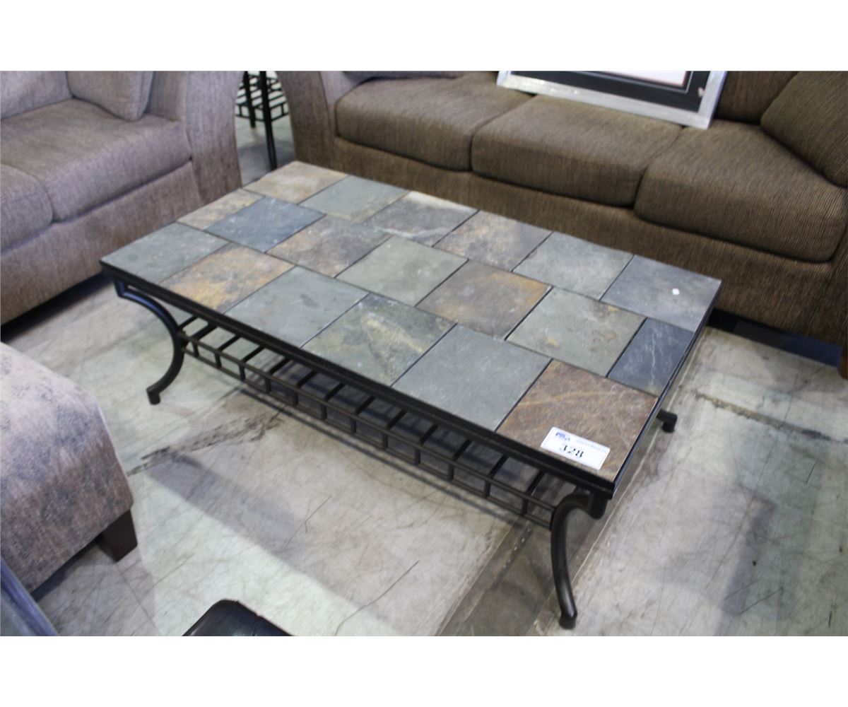 4PC STONE TOP COFFEE TABLE SET COFFEE TABLE 2 END TABLES ONE CORNER 4pc stone top coffee table set coffee table 2 end tables one corner
