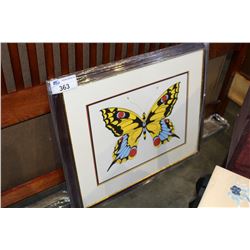 FRAMED LIMITED EDITION SIGNED AND NUMBERED WEST COAST NATIVE PRINT TITLED JADA