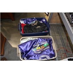 2 BOXES OF ASSORTED 50S STYLE HOT ROD CLUB JACKETS