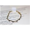 Image 3 : 10KT YELLOW GOLD AND RHODIUM FINISH NATURAL BLUE SAPPHIRE AND DIAMOND BRACELET AND 10KT  GOLD AND