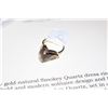 Image 2 : LADIES 10KT YELLOW GOLD NATURAL SMOKEY QUARTZ DRESS RING WITH ONE NATURAL SMOKEY QUARTZ ESTIMATED