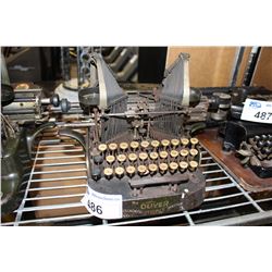 LATE 1800S TO EARLY 1900S OLIVER TYPE WRITER