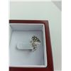 Image 3 : LADIES STERLING SILVER DIAMOND HEART RING. TOTAL OF 11 CHAMPAGNE DIAMONDS. INCLUDES $475
