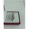 Image 3 : LADIES STERLING SILVER AND 10KT ROSE GOLD DIAMOND SET DRESS RING WITH 56 DIAMONDS, APPROX 0.18CARAT