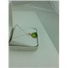 Image 3 : 14KT YELLOW GOLD NATURAL PERIDOT AND DIAMOND SET PENDANT WITH ONE PERIDOT, APPROX 14.75CARAT AND