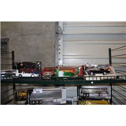 SHELF LOT OF ASSORTED DIECAST METAL COLLECTORS CARS