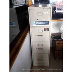 4-DRAWER HON CABINET