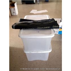 PLASTIC BINS 2X MONEY