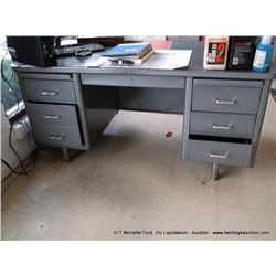 STEELCASE METAL DESK