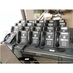 AVAYA IP OFFICE 500V2 PHONE CONTROL SYSTEM W/ PHONES